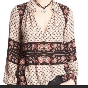 Free People Tunic Blouse SZ M